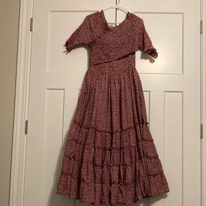 Henly NWT red printed dress (L)